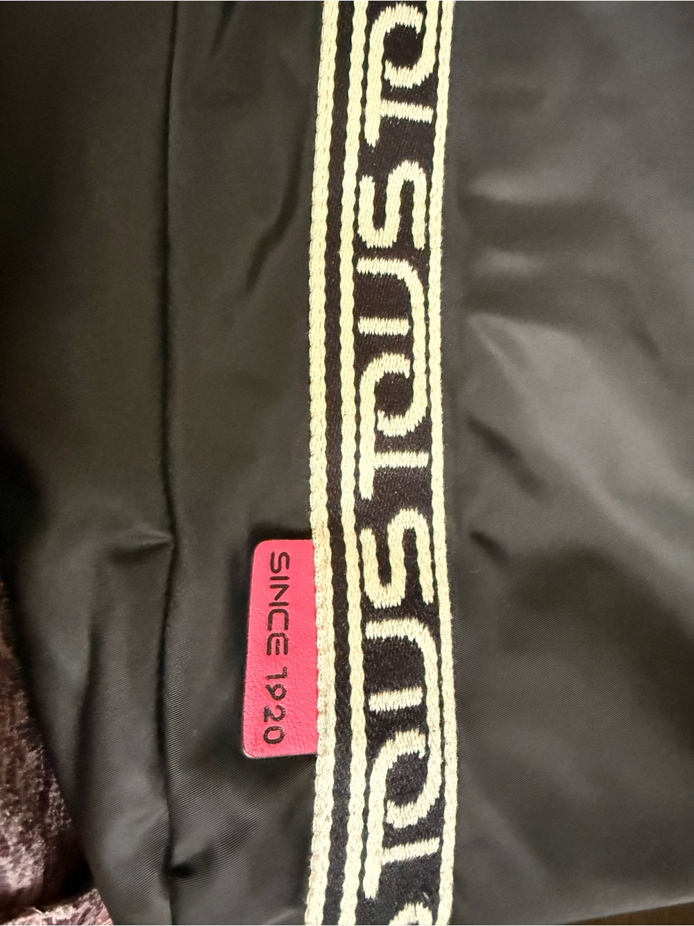 Tous Black Tote with Cream Branded Straps and Pink Accent - Picture 5 of 6